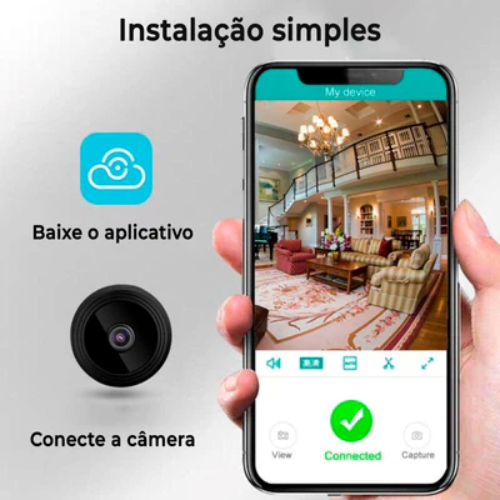 Micro Câmera Wi-Fi NinjaCam