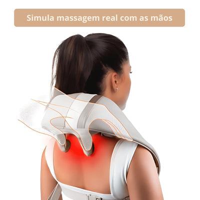 Massageador de Pescoço Inteligente ConfortNeck - Compressão Sem Fio