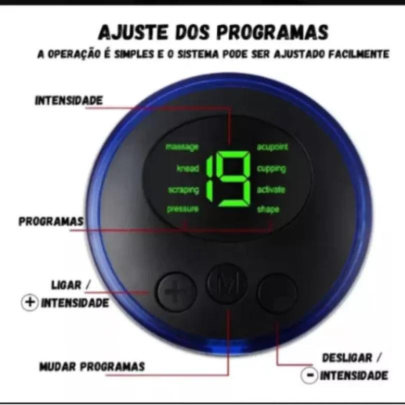 Massageador Tapete Pulso Elétrico Perna Pés Ems Almofada Pé