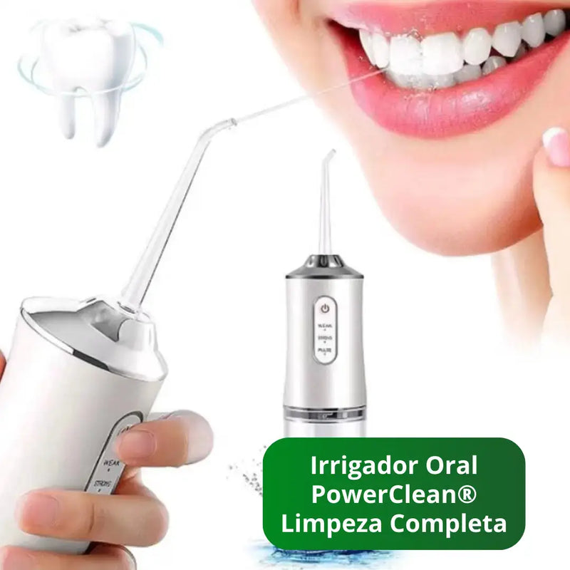 Irrigador Oral PowerClean® - Limpeza Completa [40% OFF]