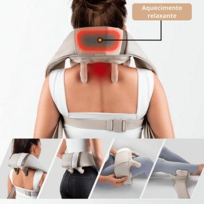 Massageador de Pescoço Inteligente ConfortNeck - Compressão Sem Fio