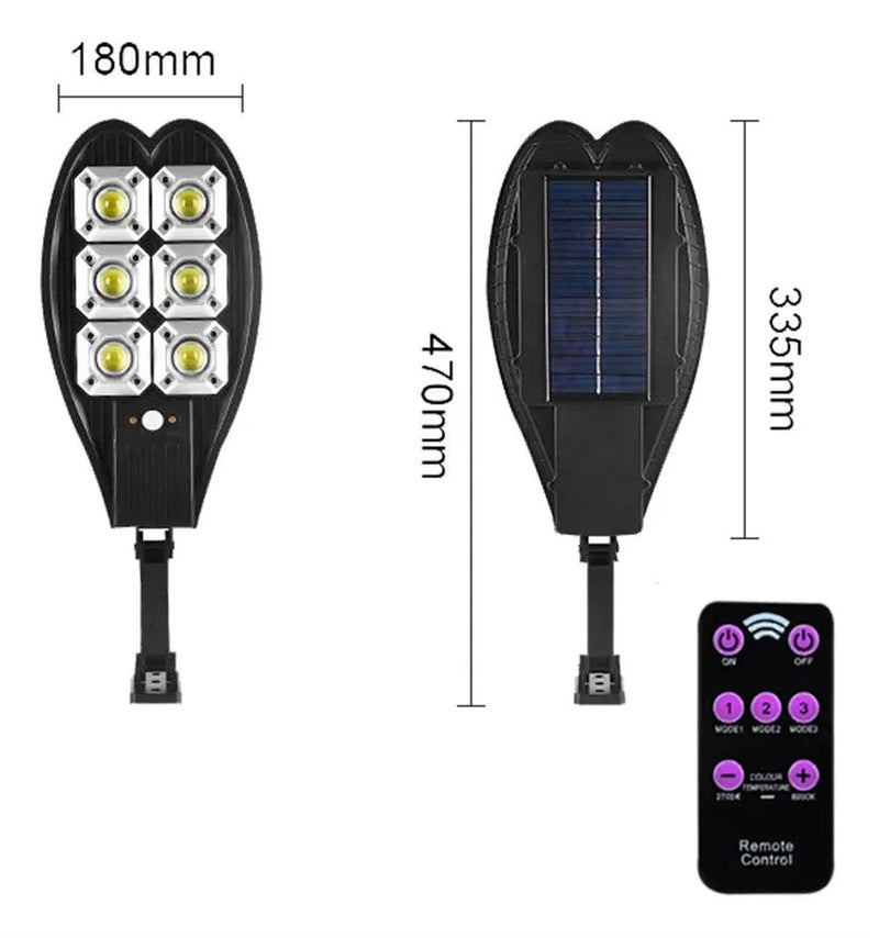 Mega Refletor Solar | 700 W | Iluminação de Rua