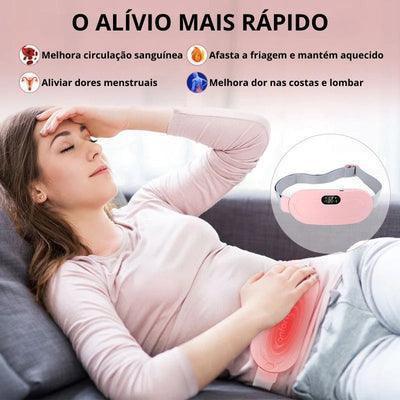 Massageador Térmico Para Alívio De Cólica Alive Pro